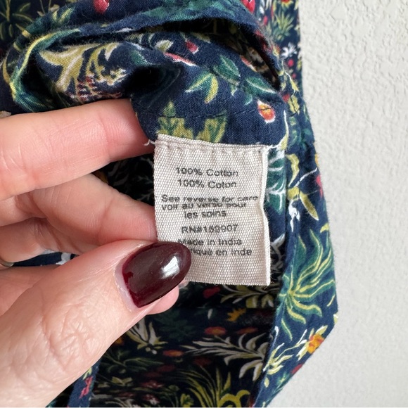 Fresh Print Unicorn Garden Blue Floral Pants and Shirt Pajama Set Size XL - Picture 6 of 14